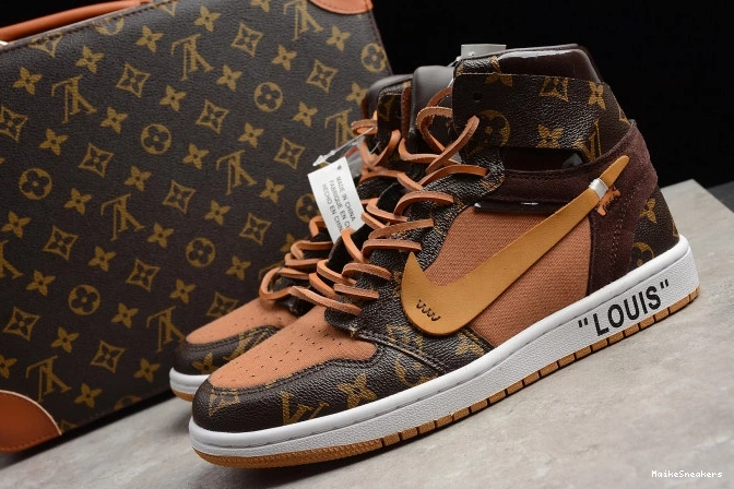 MaikeSneakers Air Origin Jordan High 1 Retro 555088-602 OG Story 0803